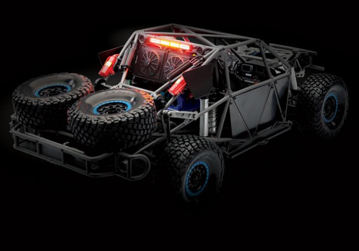 TRAXXAS UDR 4WD TQi TSM BLUE LED-set w/o charger & battery RTR - Click Image to Close