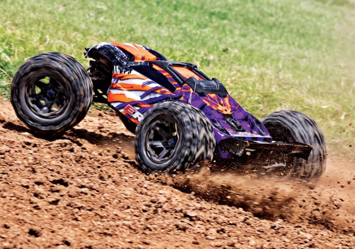 TRAXXAS E-REVO Brushless 4WD TQi TSM w/o Batt & Charger Purple - Πατήστε στην εικόνα για να κλείσει