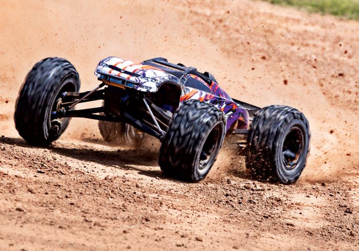 TRAXXAS E-REVO Brushless 4WD TQi TSM w/o Batt & Charger Purple - Click Image to Close