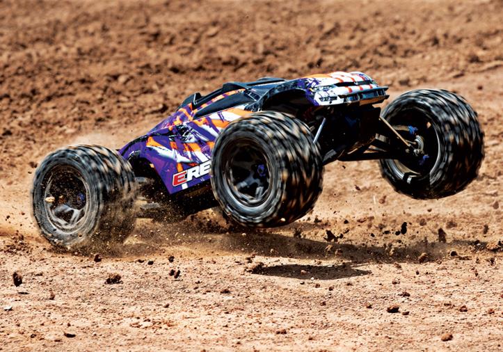 TRAXXAS E-REVO Brushless 4WD TQi TSM w/o Batt & Charger Purple - Click Image to Close