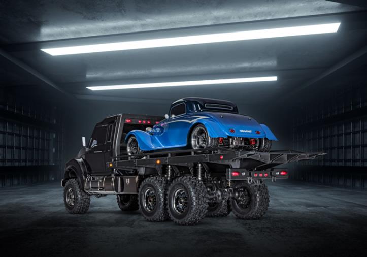 TRAXXAS TRX-6 Ultimate RC Hauler 6x6 TQi Black - Click Image to Close