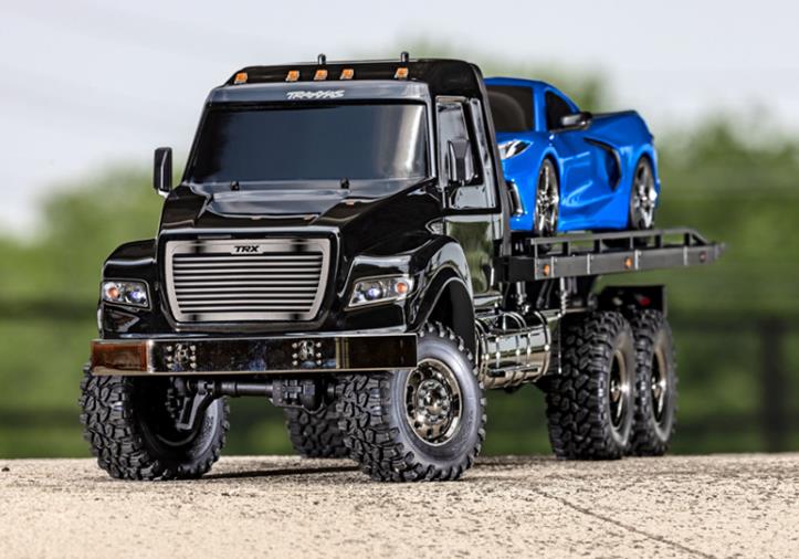 TRAXXAS TRX-6 Ultimate RC Hauler 6x6 TQi Black - Click Image to Close