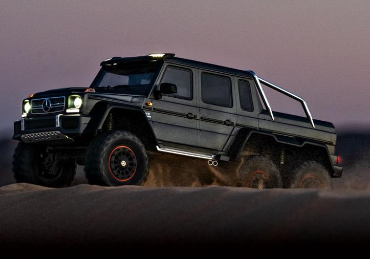 TRAXXAS TRX-6 Mercedes-Benz G63 AMG 6X6 TQi 2.4G RTR Black - Πατήστε στην εικόνα για να κλείσει