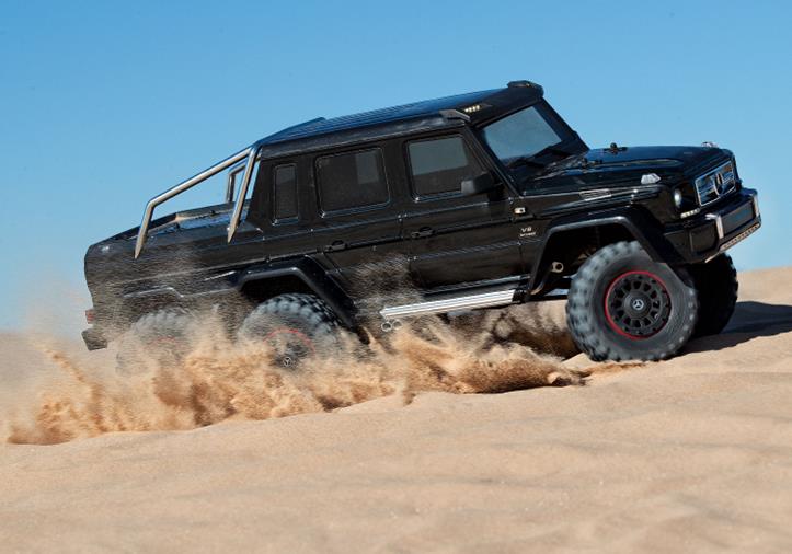 TRAXXAS TRX-6 Mercedes-Benz G63 AMG 6X6 TQi 2.4G RTR Black - Πατήστε στην εικόνα για να κλείσει