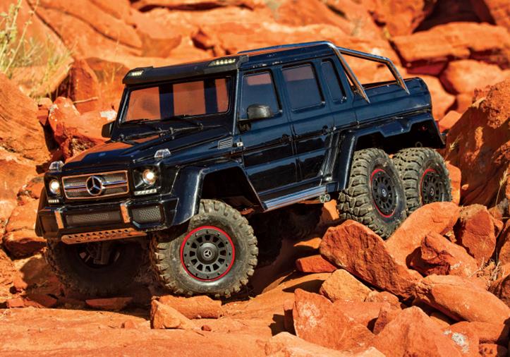 TRAXXAS TRX-6 Mercedes-Benz G63 AMG 6X6 TQi 2.4G RTR Black - Πατήστε στην εικόνα για να κλείσει