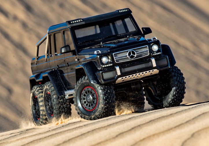 TRAXXAS TRX-6 Mercedes-Benz G63 AMG 6X6 TQi 2.4G RTR Black - Click Image to Close