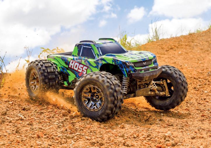 TRAXXAS HOSS 4x4 VXL 1/10 RTR TQi TSM Green - Πατήστε στην εικόνα για να κλείσει