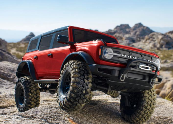 TRAXXAS TRX-4 Ford Bronco 2021 Crawler RTR Red - Click Image to Close