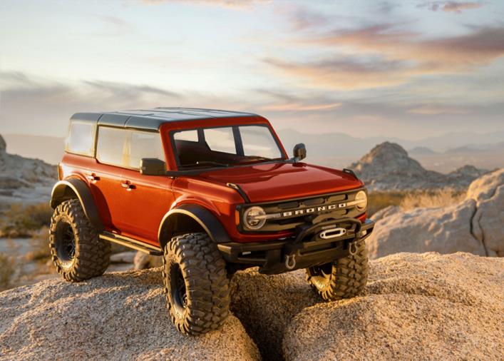 TRAXXAS TRX-4 Ford Bronco 2021 Crawler RTR Red - Click Image to Close