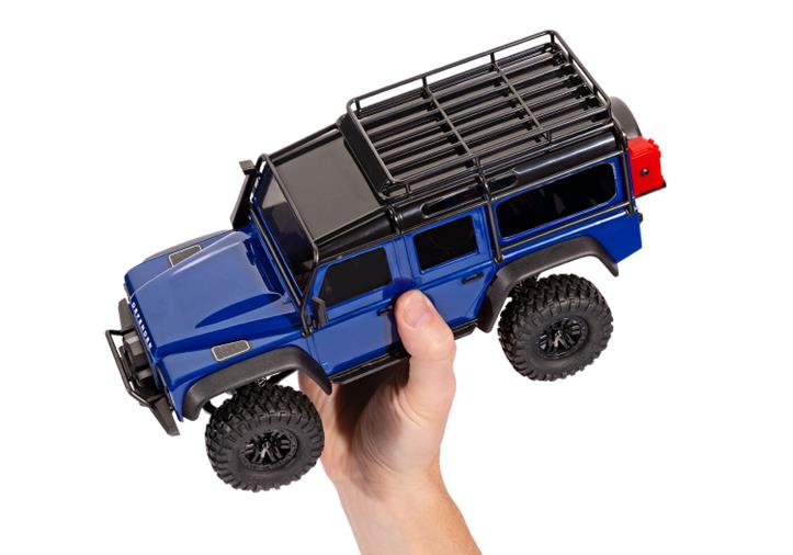 TRAXXAS TRX-4M 1/18 Land Rover Defender Crawler Blue RTR - Click Image to Close