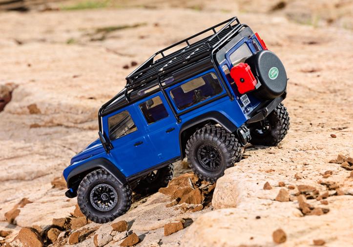 TRAXXAS TRX-4M 1/18 Land Rover Defender Crawler Blue RTR - Πατήστε στην εικόνα για να κλείσει