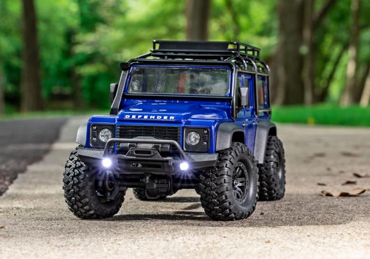 TRAXXAS TRX-4M 1/18 Land Rover Defender Crawler Blue RTR - Click Image to Close