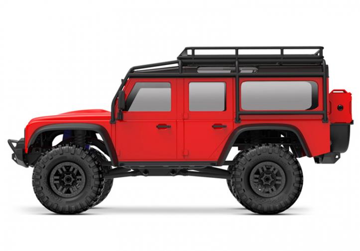 TRAXXAS TRX-4M 1/18 Land Rover Defender Crawler Red RTR - Click Image to Close