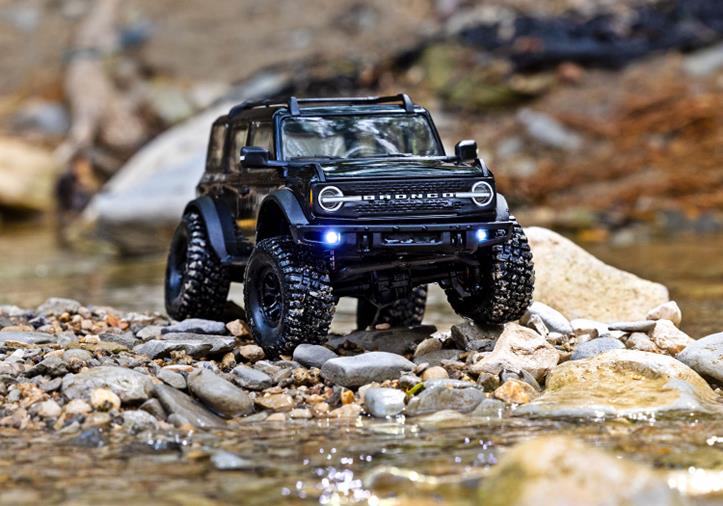 TRAXXAS TRX-4M 1/18 Ford Bronco Crawler Black RTR - Click Image to Close