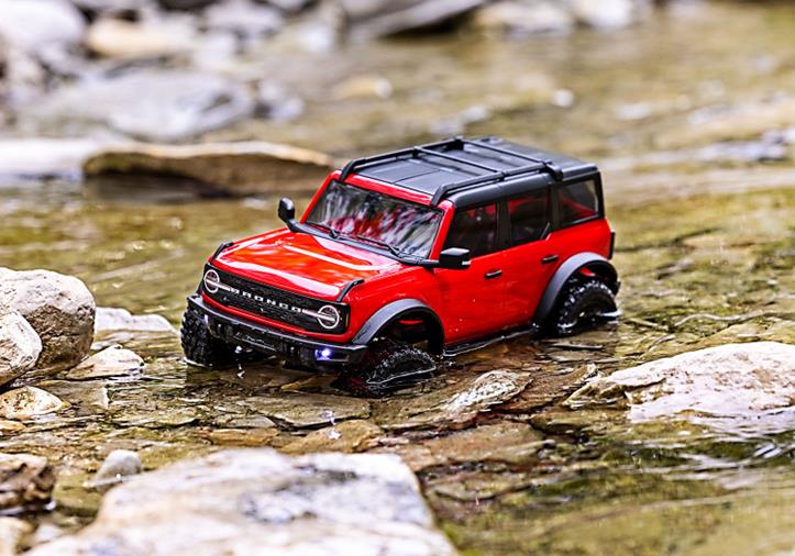 TRAXXAS TRX-4M 1/18 Ford Bronco Crawler Red RTR - Πατήστε στην εικόνα για να κλείσει