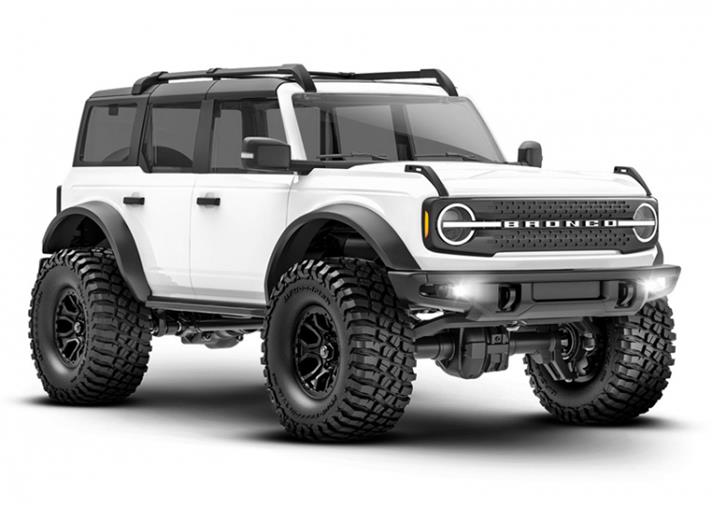 TRAXXAS TRX-4M 1/18 Ford Bronco Crawler White RTR - Click Image to Close