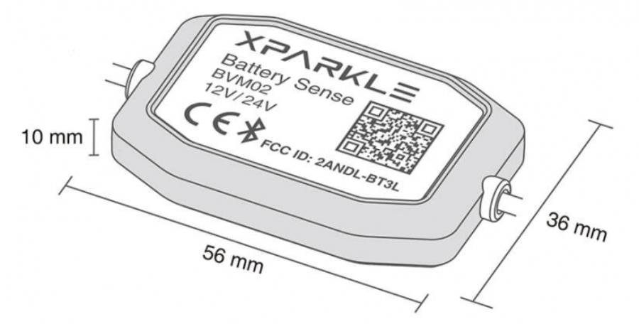 XPARKLE Battery Sense BT 12/24V - Πατήστε στην εικόνα για να κλείσει