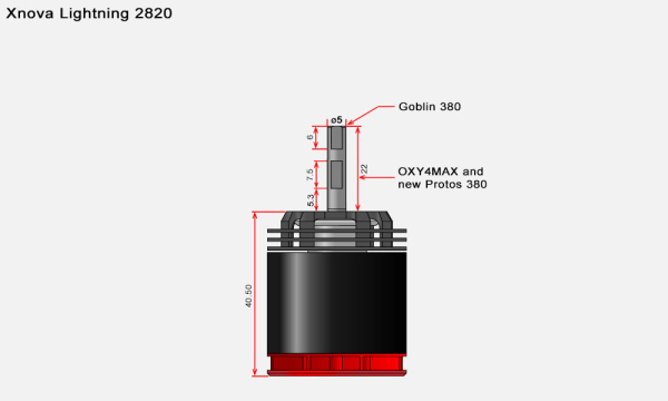 Xnova 2820 Lightning 920KV - Πατήστε στην εικόνα για να κλείσει