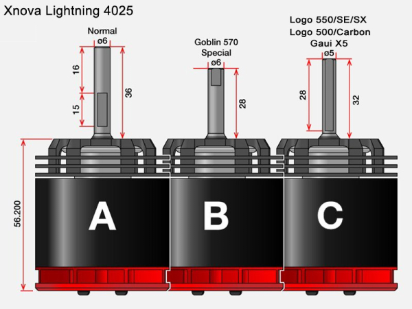 Xnova 4025 Lightning 1120KV - Πατήστε στην εικόνα για να κλείσει