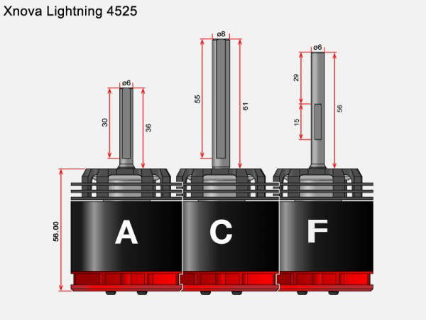 Xnova 4525 Lightning 530KV - Πατήστε στην εικόνα για να κλείσει