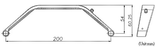 (H60111) New Landing Skid - Click Image to Close