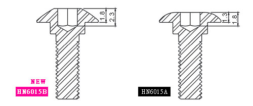 (HN6015B) Socket Button Head Collar Screw - Click Image to Close